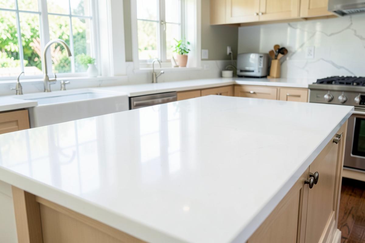 Luxury kitchen countertop after a Butterfly deep clean
